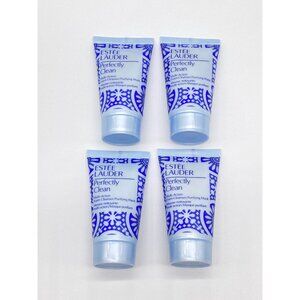 4 Estee Lauder Perfectly Clean Multi-action Foam Cleanser/ Purifying Mask, 1oz